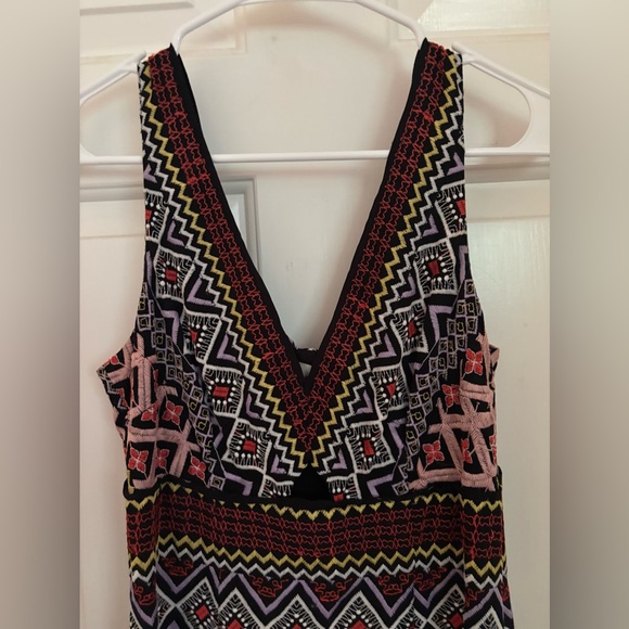 Multicolor Geometric Pattern Dress - Picture 5 of 6